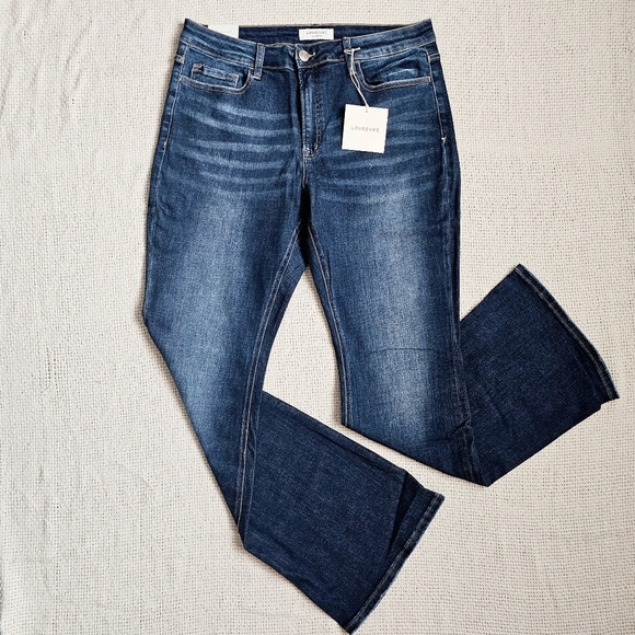 Vervet by Flying Monkey Mid Rise Flare Jeans Plus Size 16W Lovervet - Picture 2 of 16